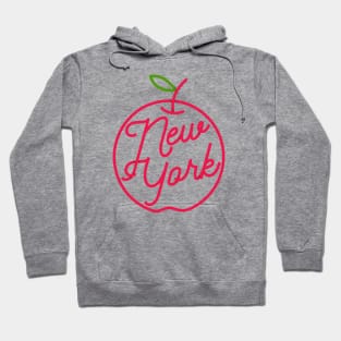 I love New York, The Big Apple Vintage design Hoodie